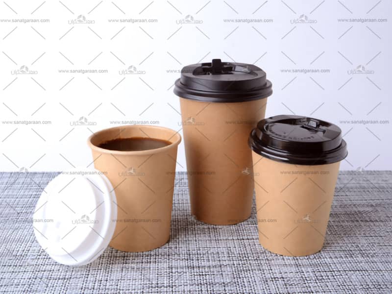 بسته بندی لیوان کاغذی قهوه