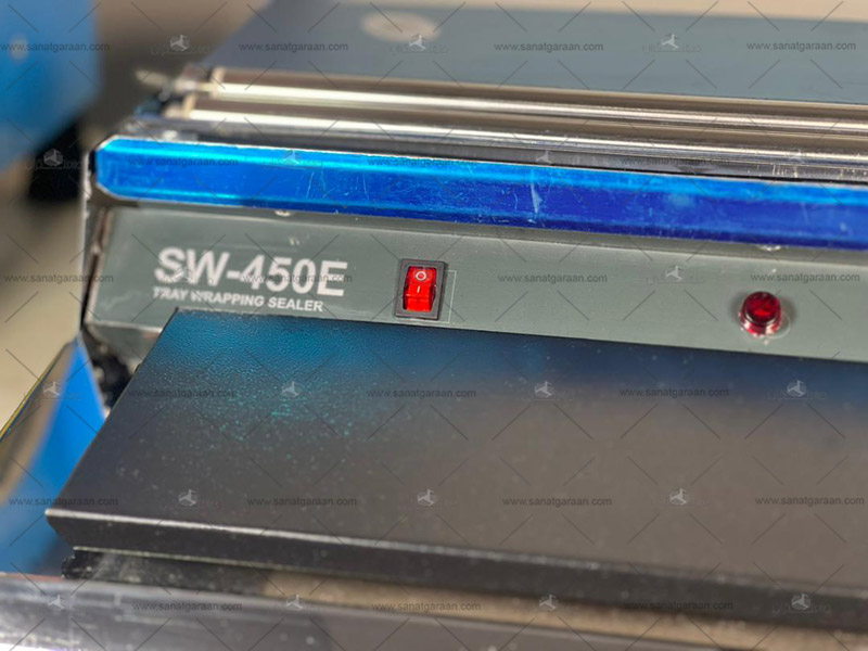 پنل جلویی دستگاه سلفون کش sw-450e